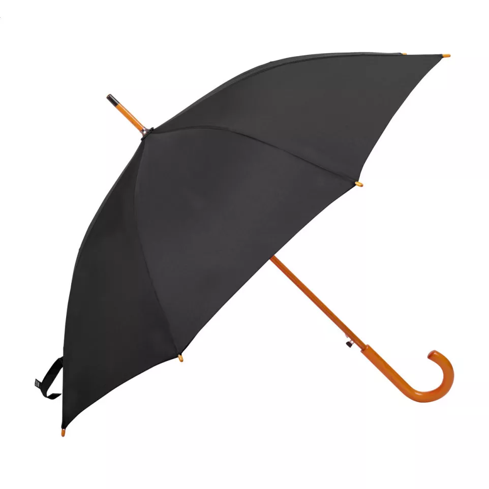 Resperit black  RPET umbrella 