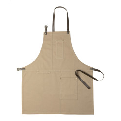 James khaki  cotton apron 