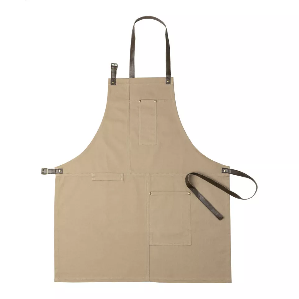 James khaki  cotton apron 