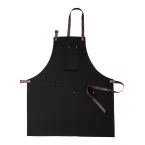 James noir  tablier de cuisine en coton 