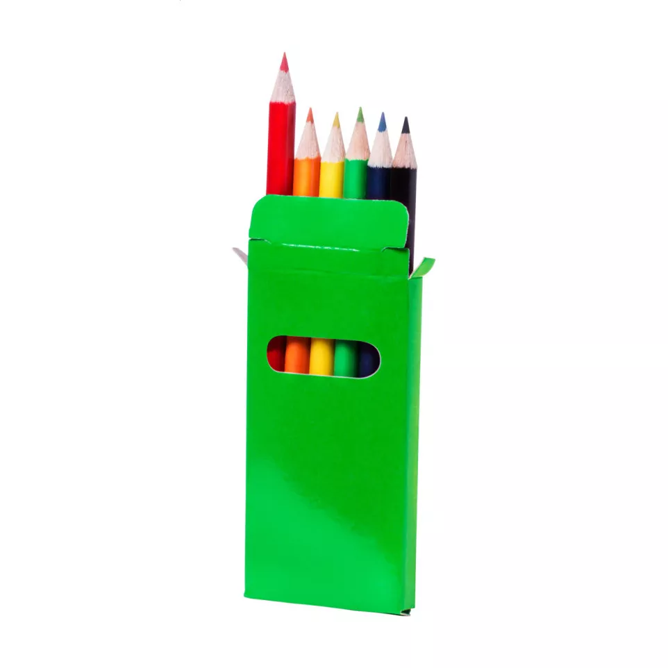 Lionni vert  set de 6 crayons 