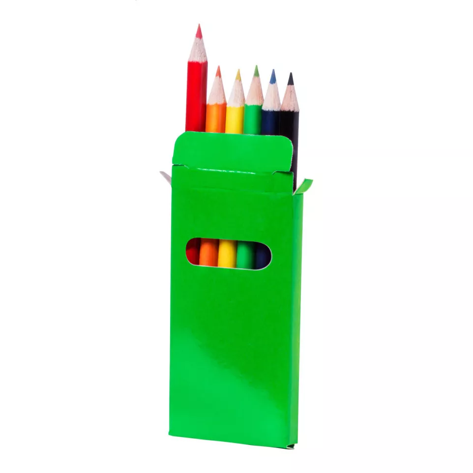Lionni vert  set de 6 crayons 