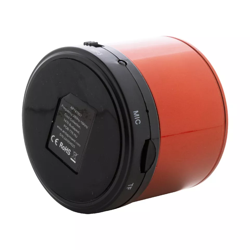 Decibel orange  wireless speaker 