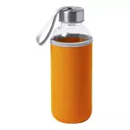 Ganga orange  glass bottle 