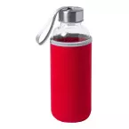 Ganga red  glass bottle 