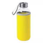 Ganga geel  glazen fles 