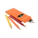 Lionni oranje  6 delige potloden set 
