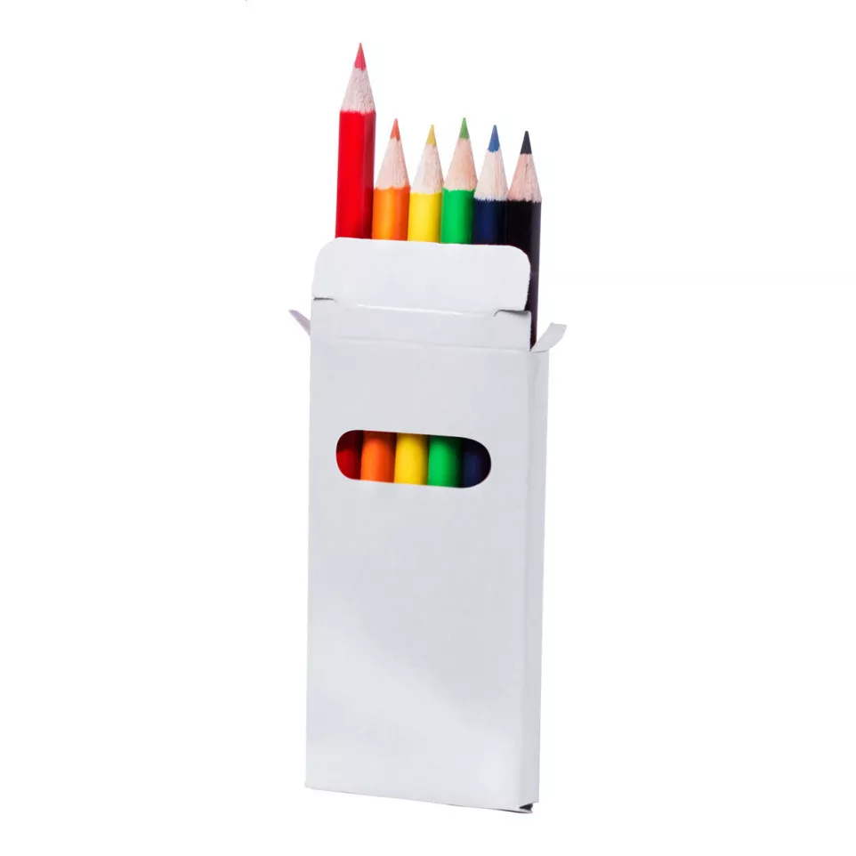 Lionni blanc  set de 6 crayons 