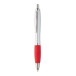 Lumpy Black red silver ballpoint pen 