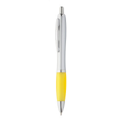 Lumpy Black yellow silver ballpoint pen 