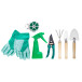 Botanic green natural garden tools set 