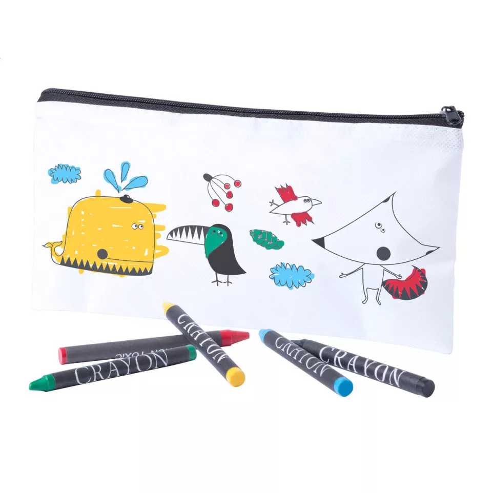 Willems wit  inkleurbare etui 