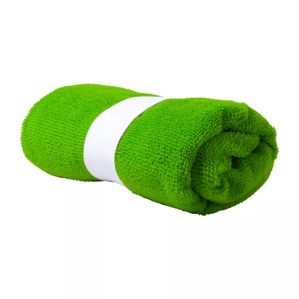 Athletic green  towel 