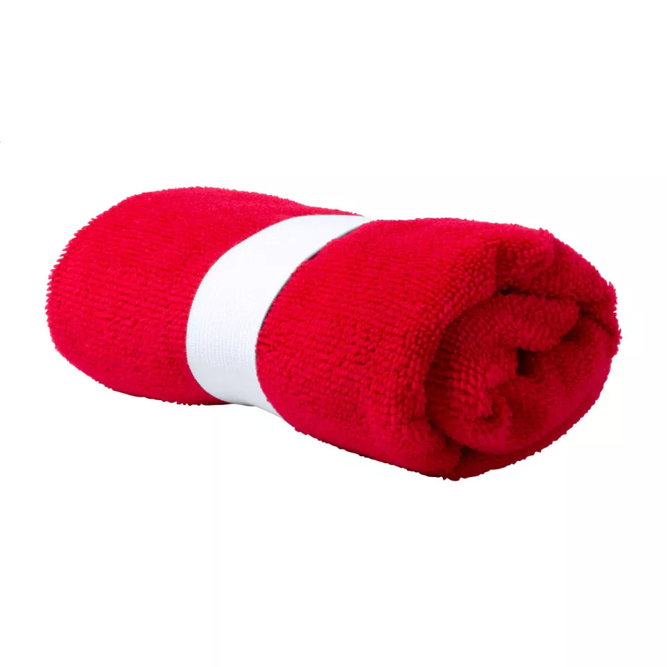 Athletic red  towel 