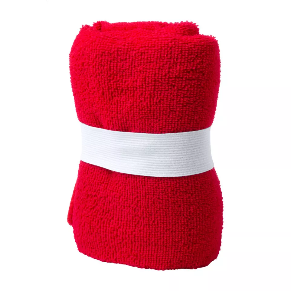 Athletic rood  absorberende handdoek 