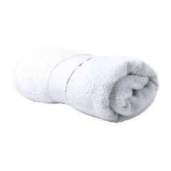 Athletic white  towel 