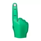 Fanly green  cheering hand 