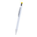 Wirly jaune blanc stylo à bille 