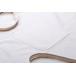 Crudo beige  cotton apron 