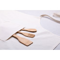 Crudo beige  cotton apron 