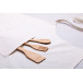 Crudo beige  cotton apron 
