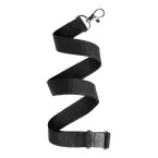 Savent black  lanyard 