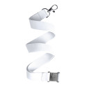 Savent white  lanyard 