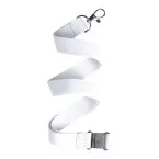 Savent white  lanyard 