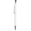 Wirly black white touch ballpoint pen 