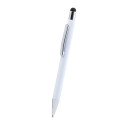 Wirly black white touch ballpoint pen 