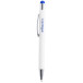 Wirly blue white touch ballpoint pen 