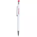 Wirly red white touch ballpoint pen 