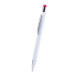 Wirly red white touch ballpoint pen 