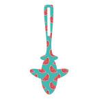 Heathrow white  luggage tag 