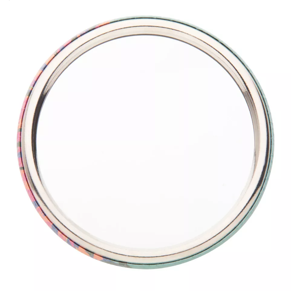 BeautyBadge silver  pocket mirror 