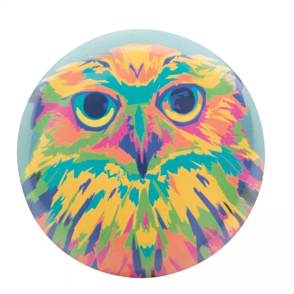 MagBadge Bottle silver white pin...