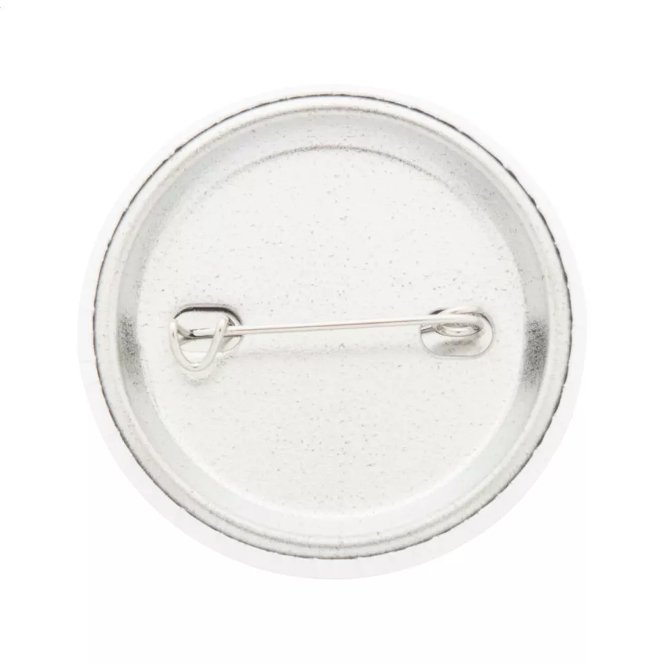 PinBadge Mini blanc argenté badge 