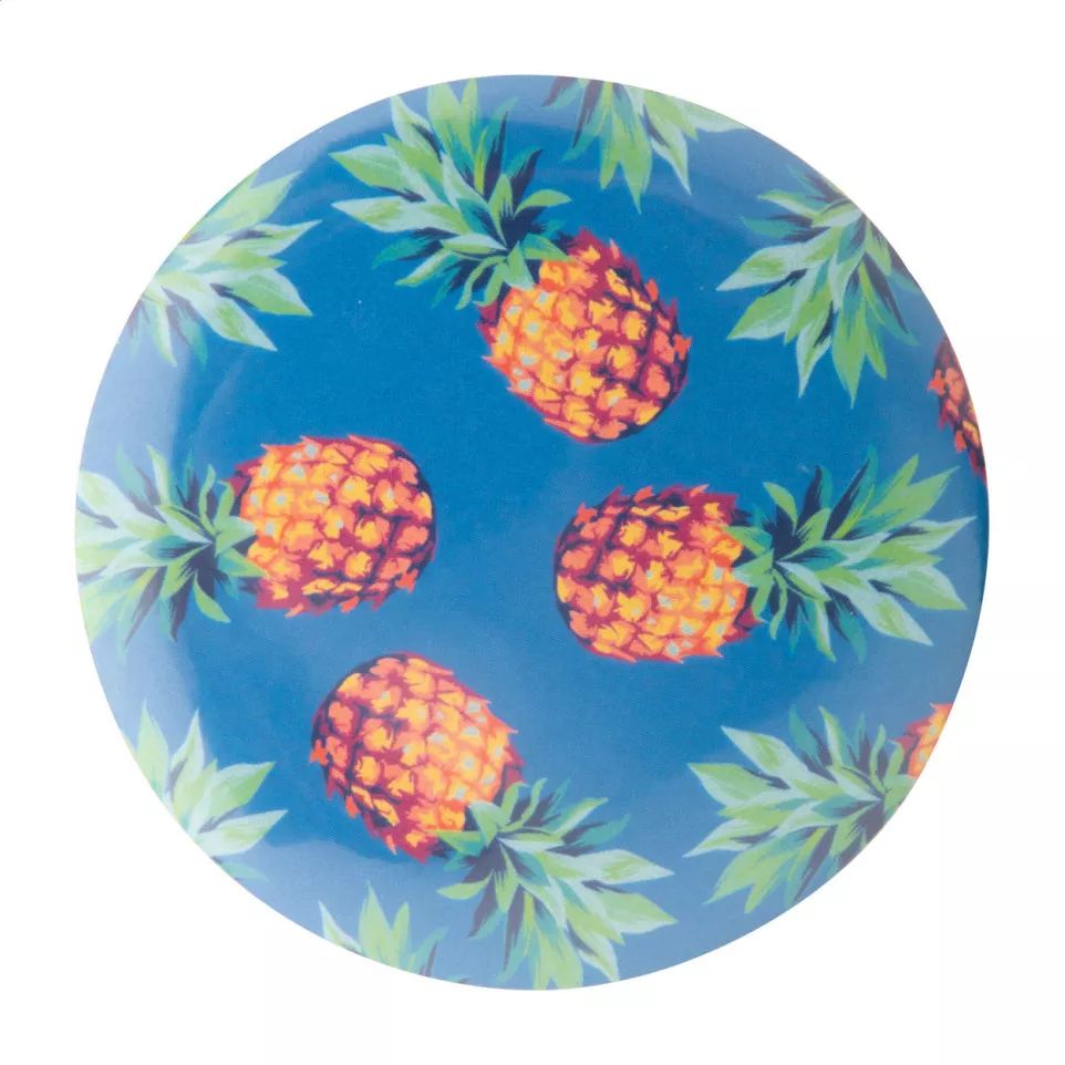 PinBadge Mini wit zilver button met pin 