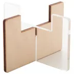 Candix transparent  support pour bougie  