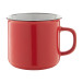Woodstock red white vintage mug 