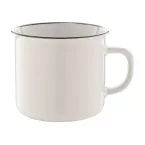 Woodstock white white vintage mug 