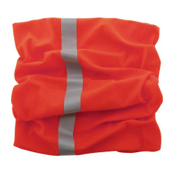 Reflex red  reflective multipurpose scarf 