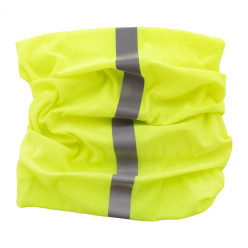 Reflex yellow  reflective multipurpose scarf 