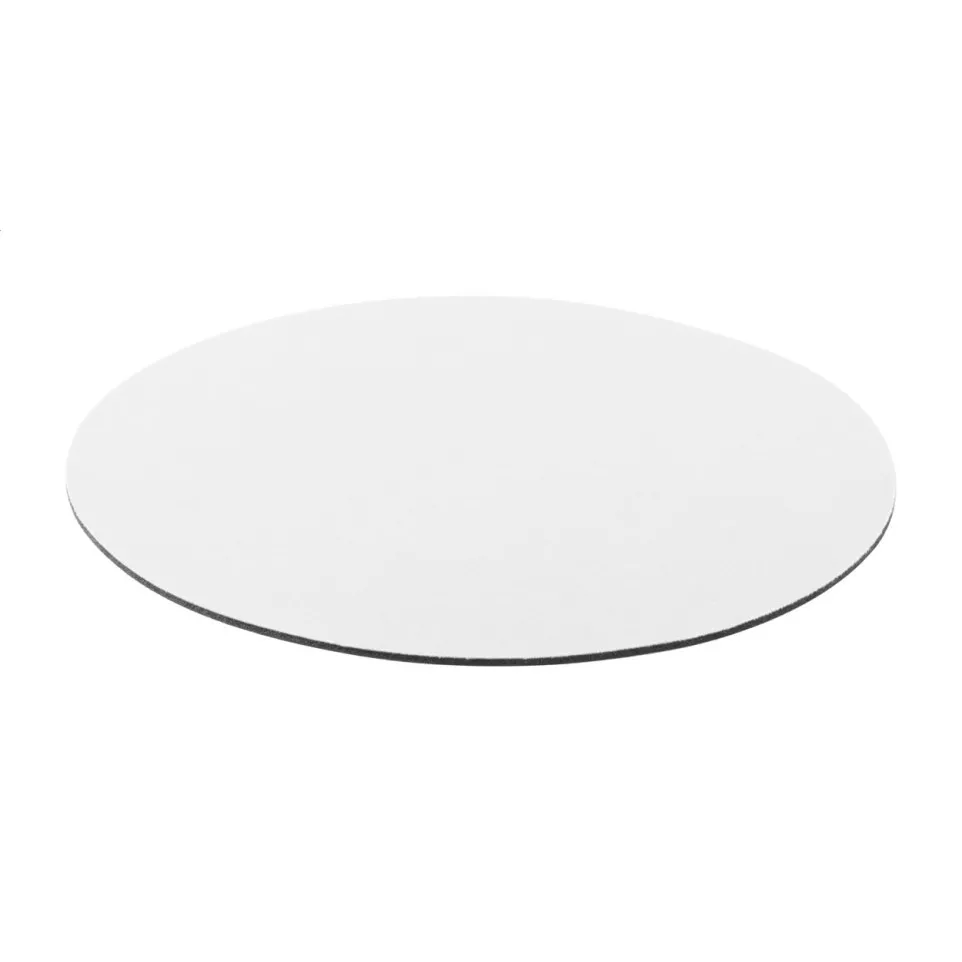 Suborond white  sublimation mouse pad 
