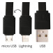 Stash black  USB charger cable 