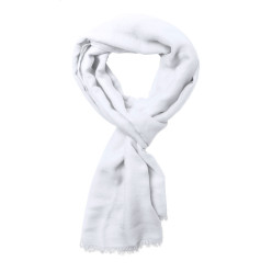 Drippan white  scarf 