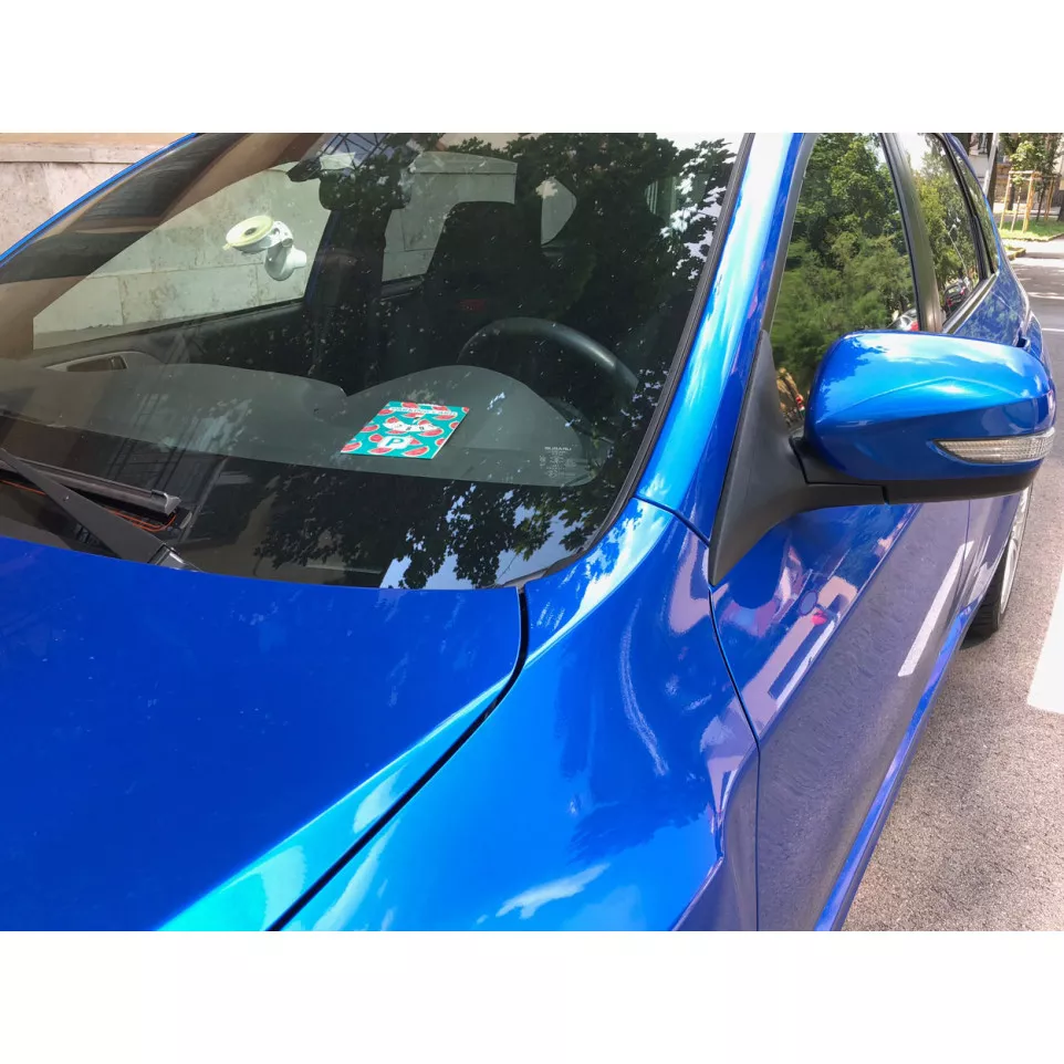 CreaPark wit  custom made parkeerkaart 