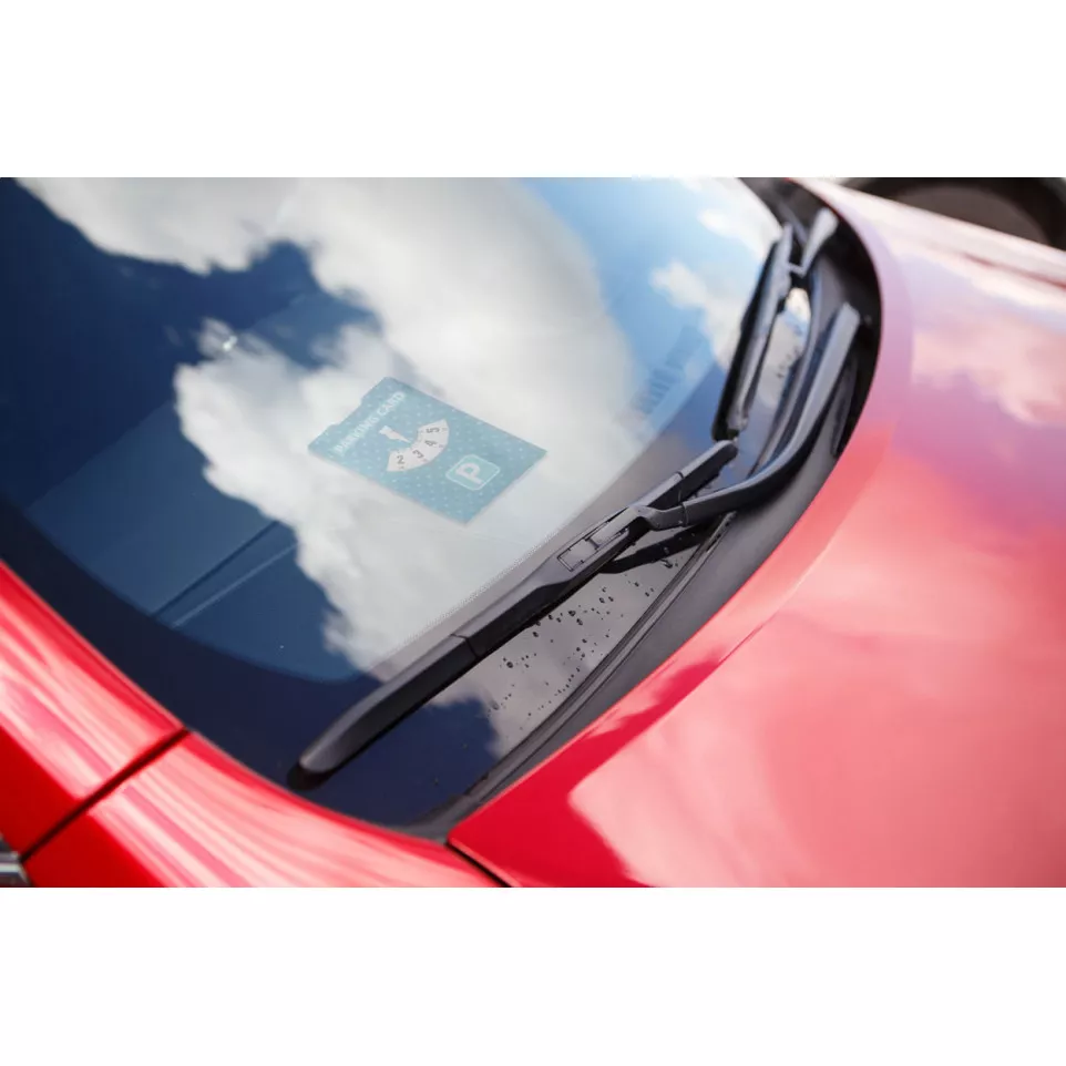 CreaPark wit  custom made parkeerkaart 