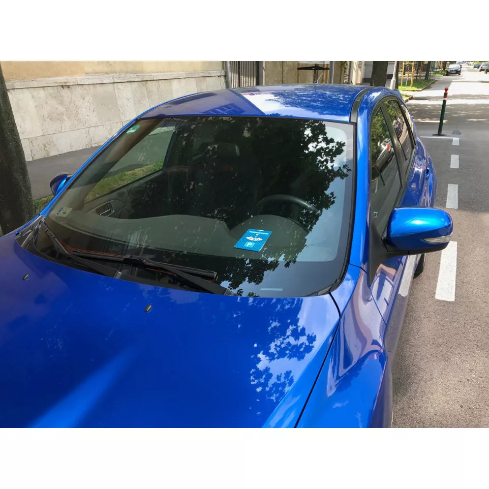 CreaPark wit  custom made parkeerkaart 