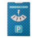 CreaPark wit  custom made parkeerkaart 
